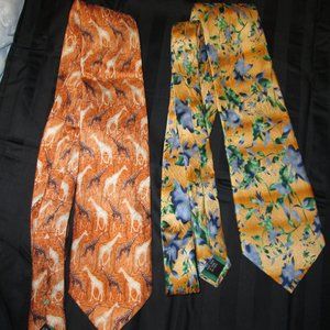 THE NATURE CONSERVANCY SET OF TWO MENS TIES
